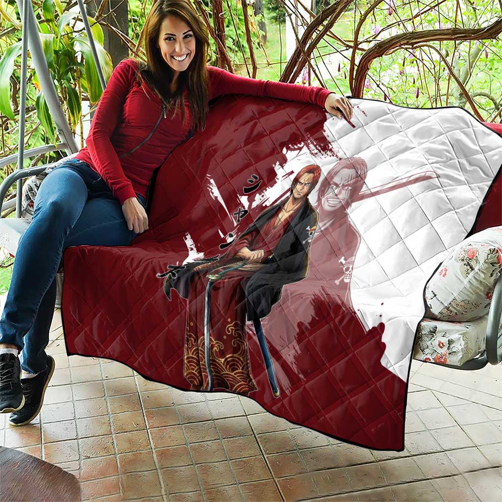 One Piece Shanks Red Hair Quilt Japanese Anime Graphic