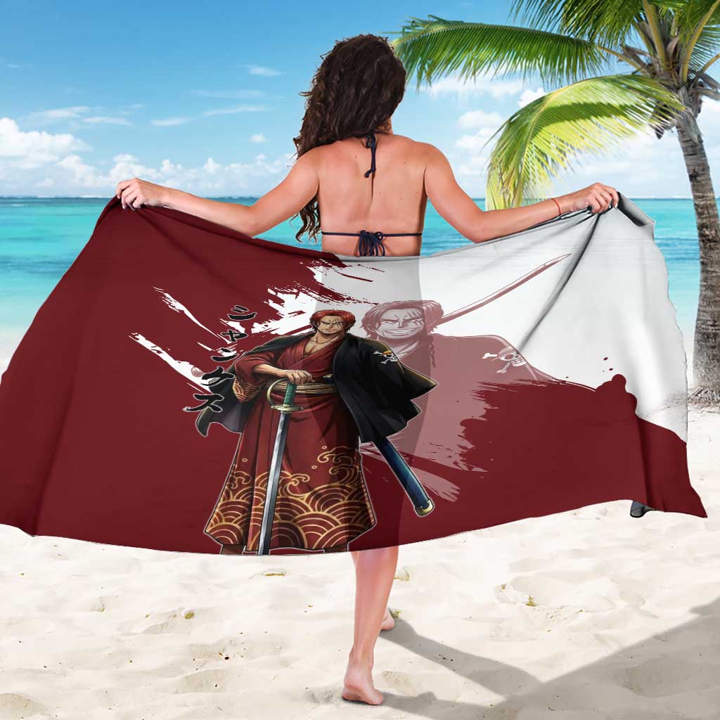One Piece Shanks Red Hair Sarong Japanese Anime Graphic