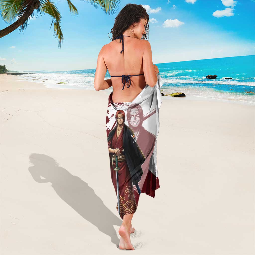 One Piece Shanks Red Hair Sarong Japanese Anime Graphic