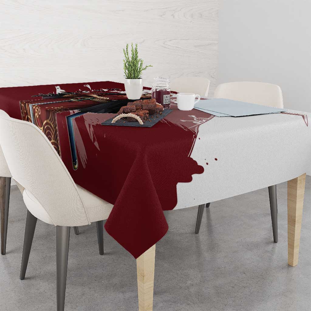 One Piece Shanks Red Hair Tablecloth Japanese Anime Graphic