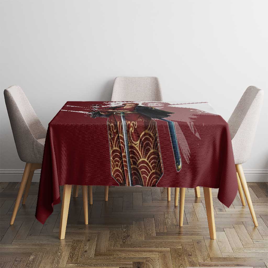 One Piece Shanks Red Hair Tablecloth Japanese Anime Graphic