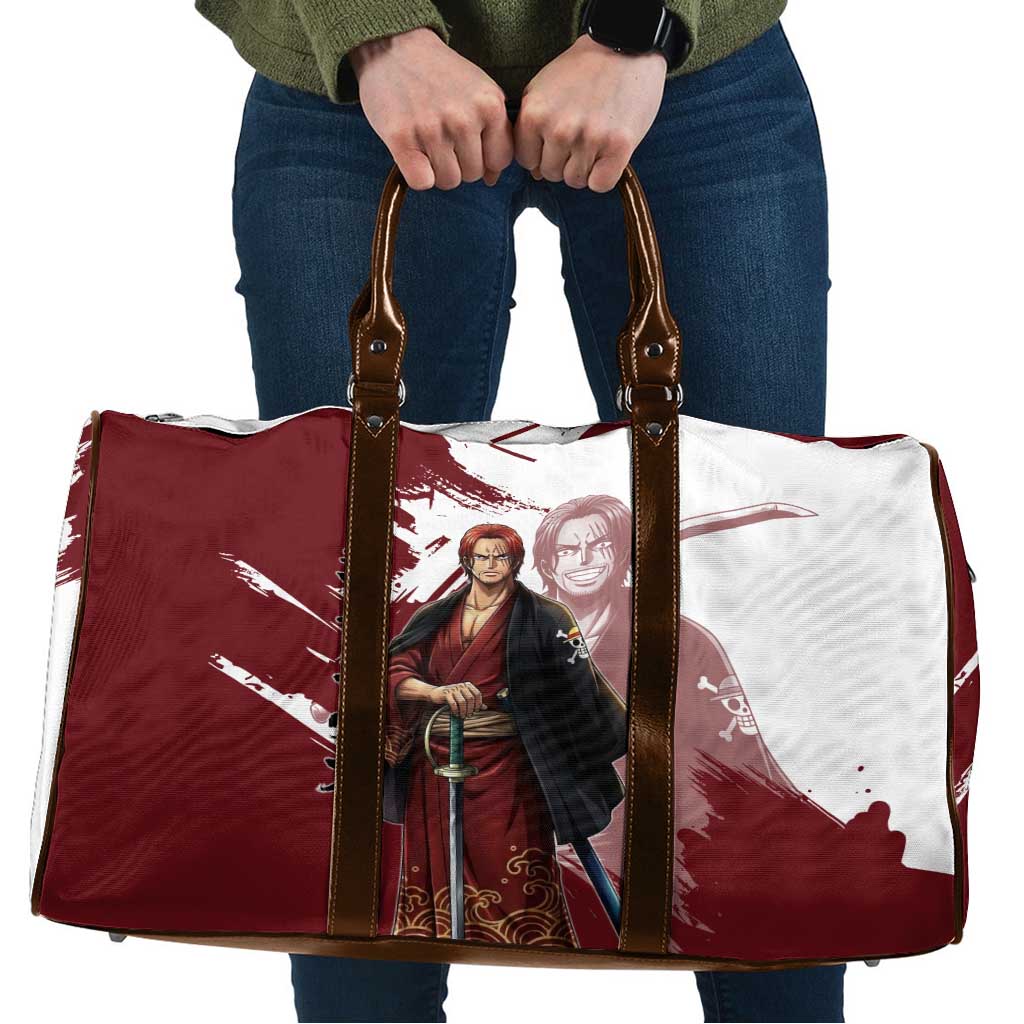 One Piece Shanks Red Hair Travel Bag Japanese Anime Graphic