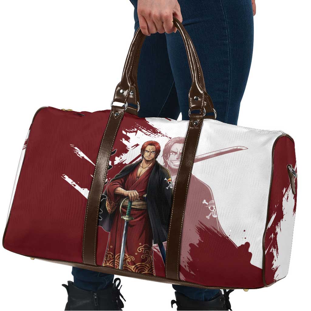 One Piece Shanks Red Hair Travel Bag Japanese Anime Graphic