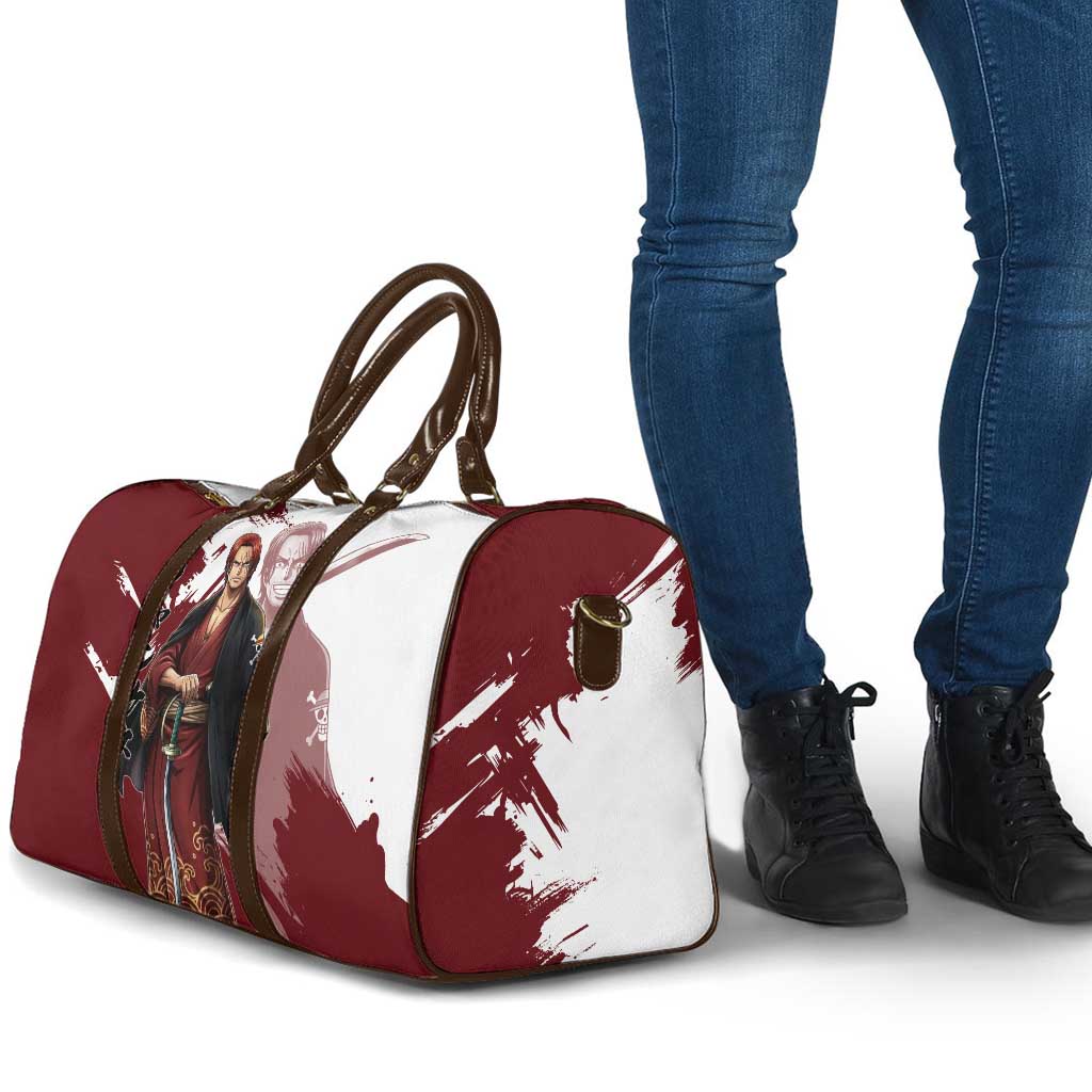 One Piece Shanks Red Hair Travel Bag Japanese Anime Graphic