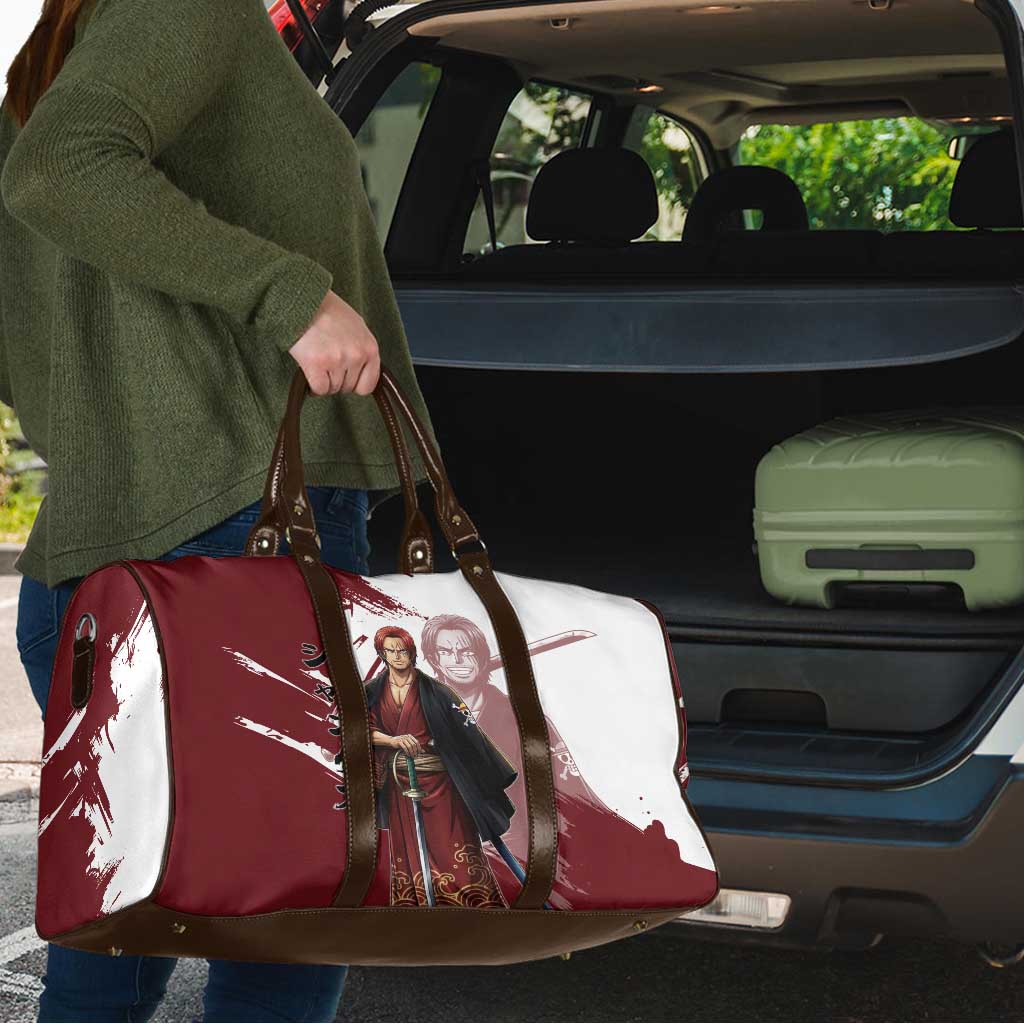 One Piece Shanks Red Hair Travel Bag Japanese Anime Graphic