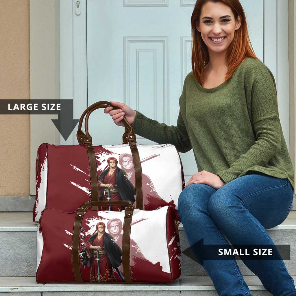 One Piece Shanks Red Hair Travel Bag Japanese Anime Graphic