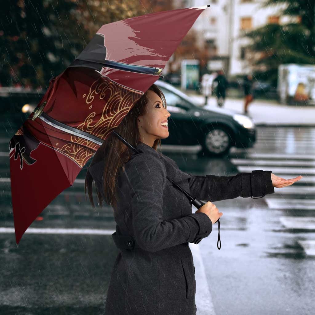 One Piece Shanks Red Hair Umbrella Japanese Anime Graphic