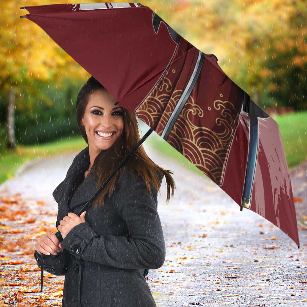 One Piece Shanks Red Hair Umbrella Japanese Anime Graphic