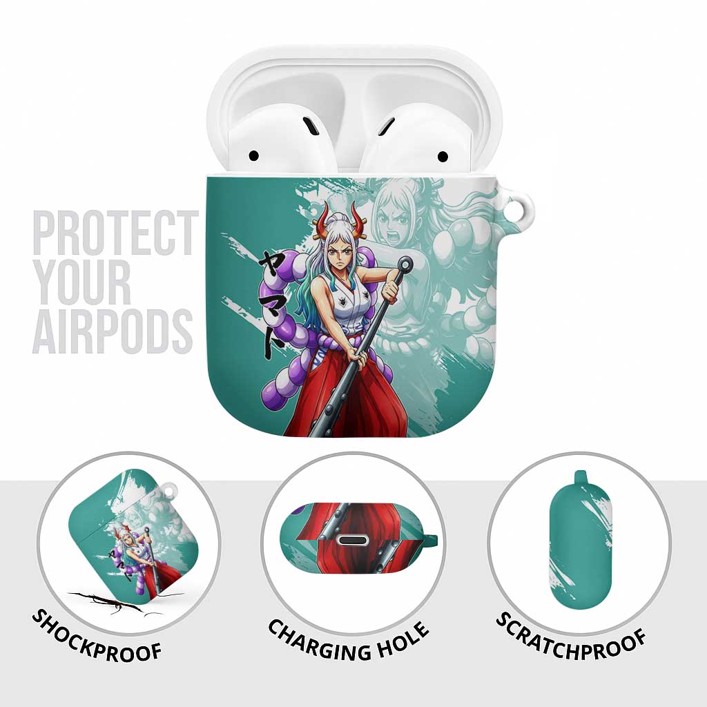 Yamato Oni Warrior One Piece AirPods Case Japanese Anime Manga Graphic