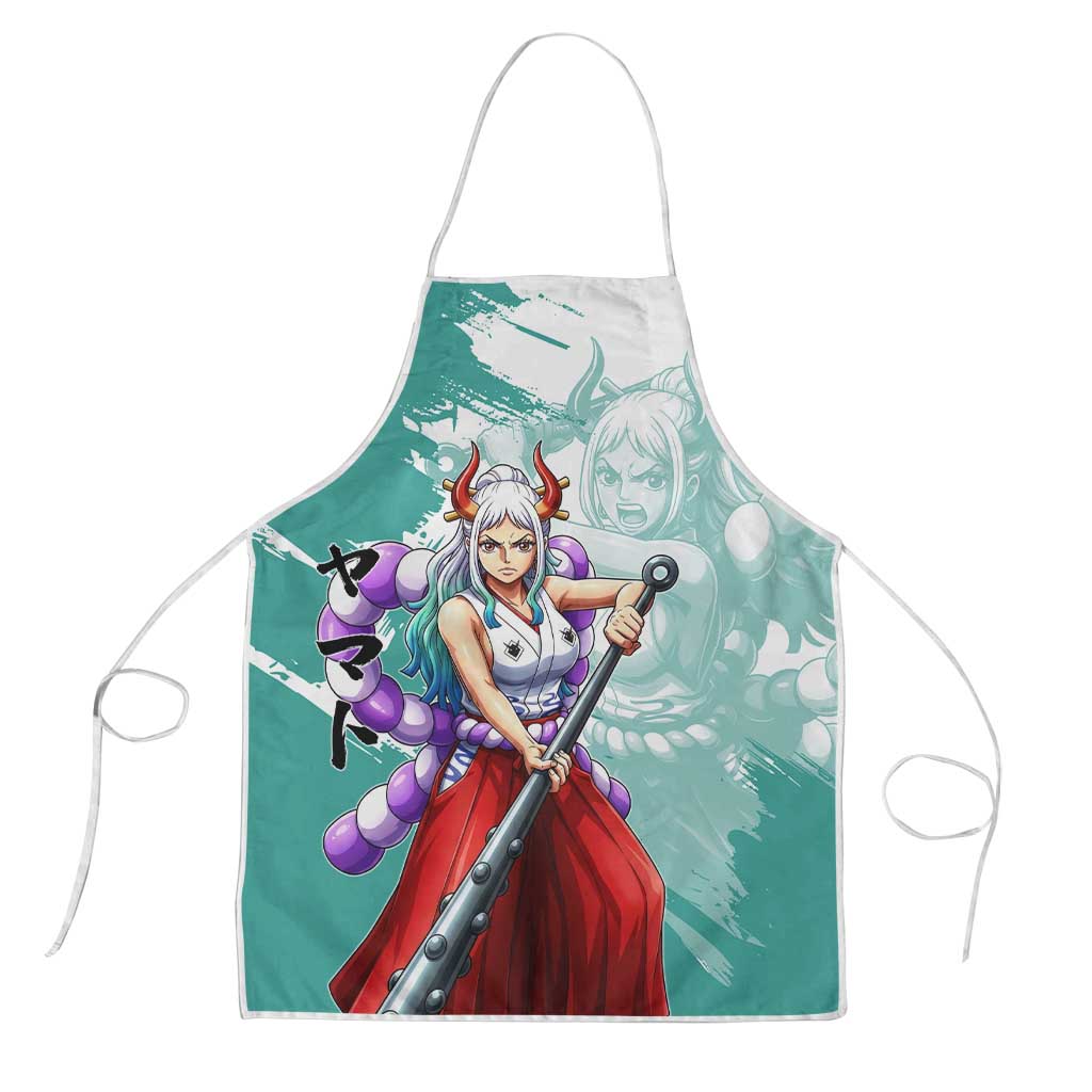 Yamato Oni Warrior One Piece Apron Japanese Anime Manga Graphic