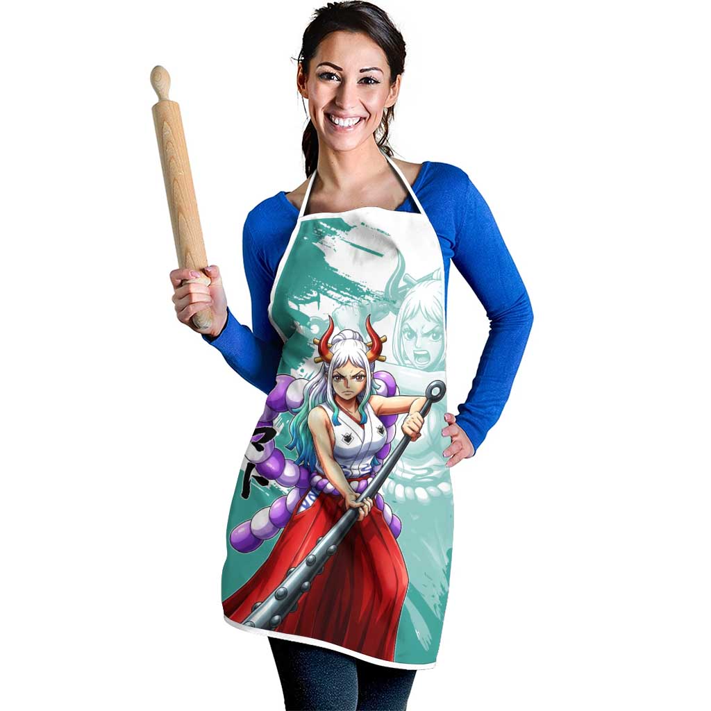 Yamato Oni Warrior One Piece Apron Japanese Anime Manga Graphic