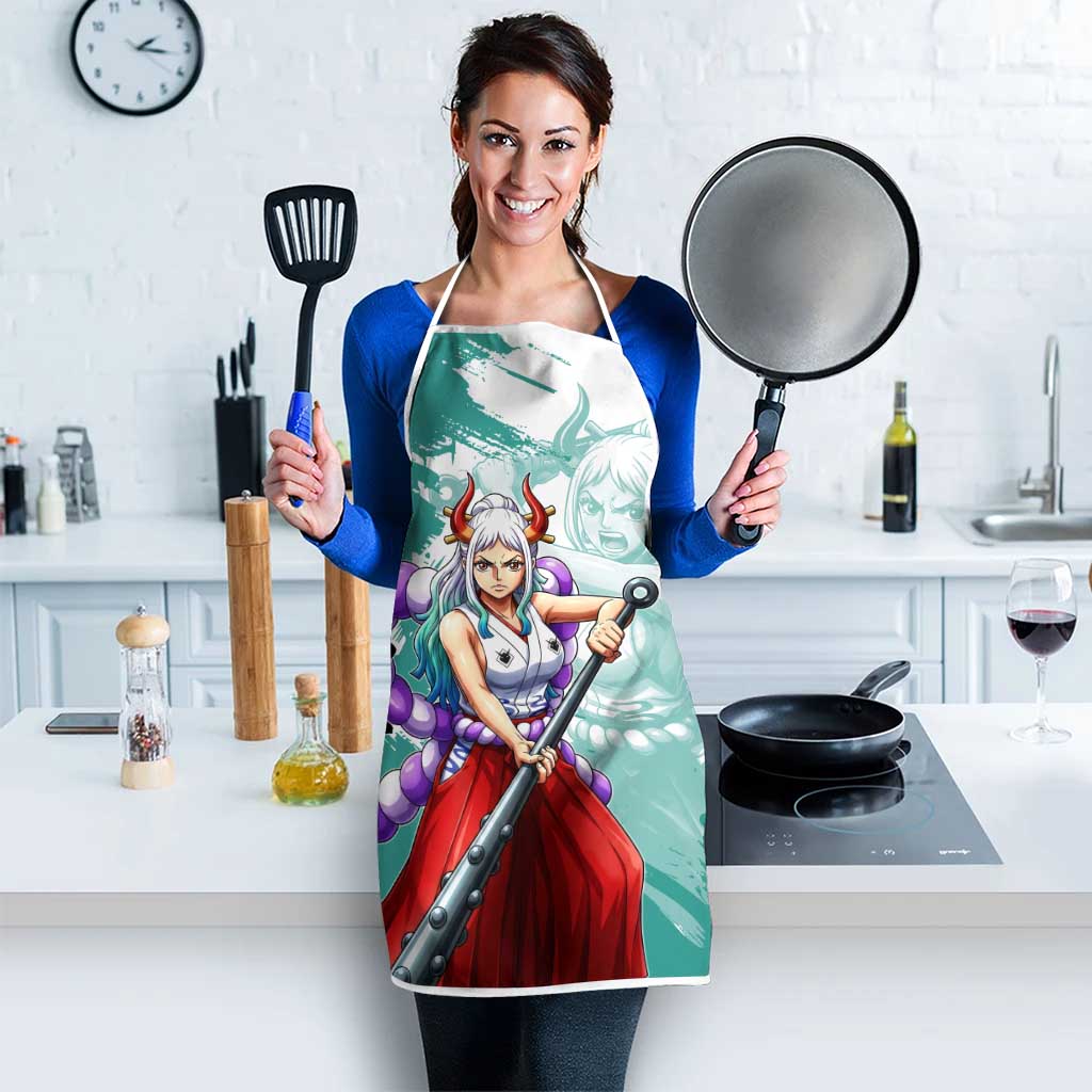 Yamato Oni Warrior One Piece Apron Japanese Anime Manga Graphic