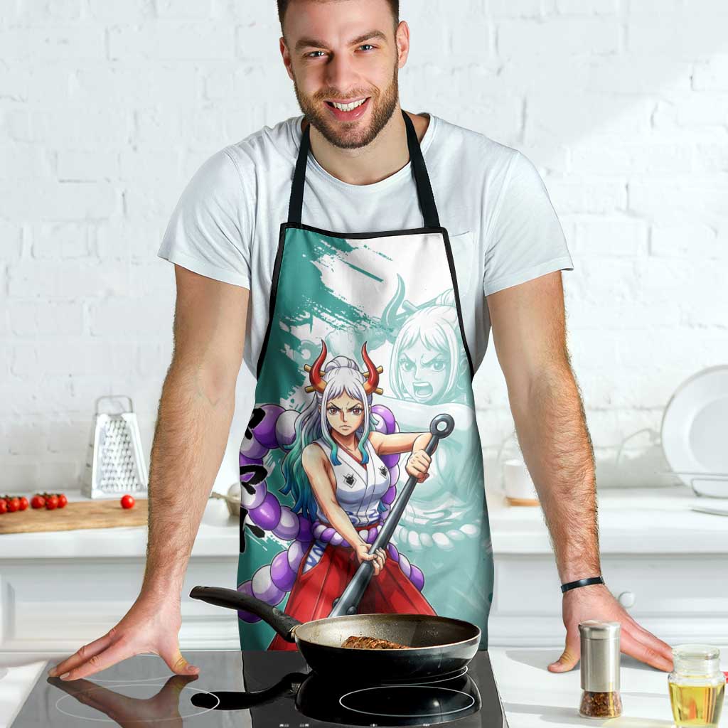 Yamato Oni Warrior One Piece Apron Japanese Anime Manga Graphic
