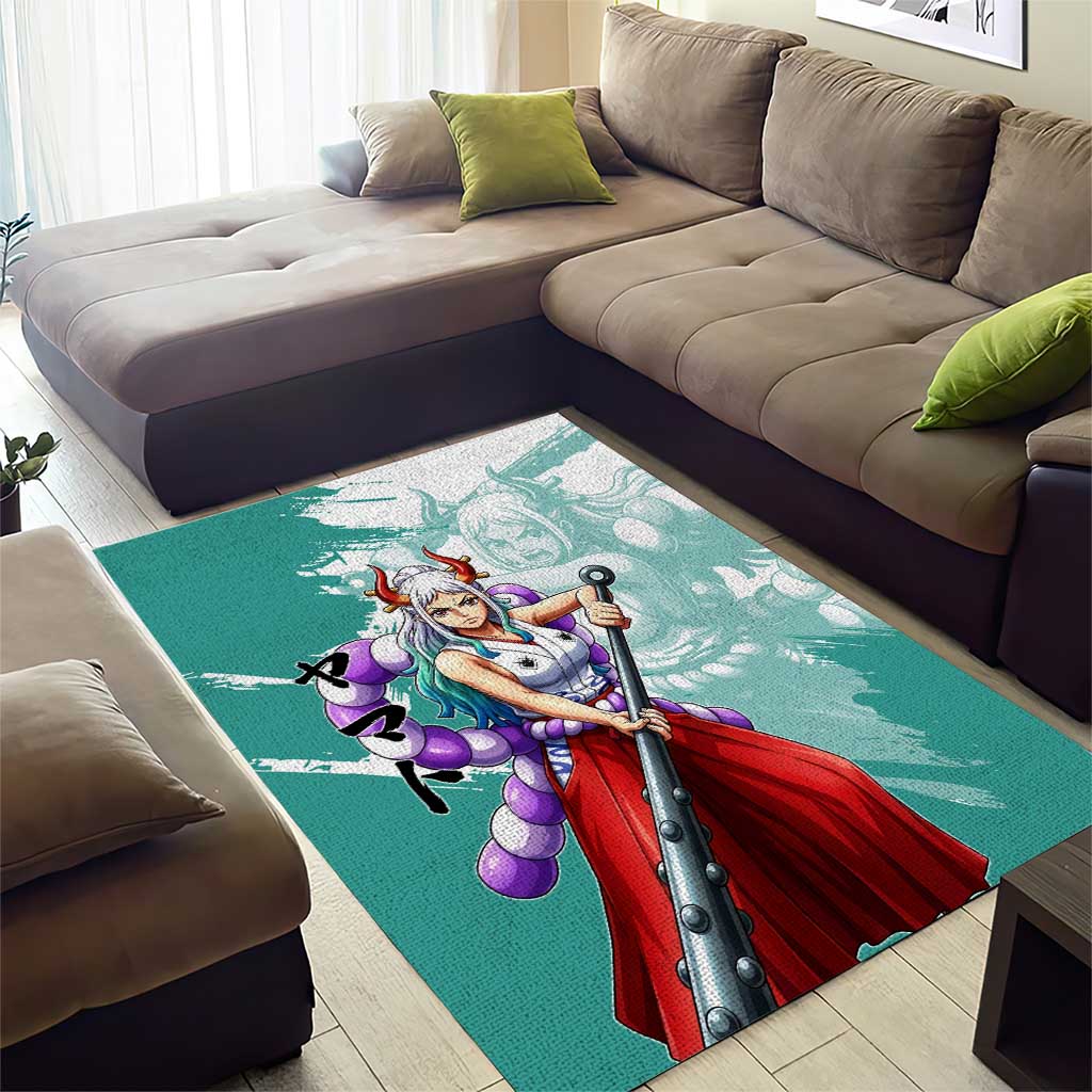 Yamato Oni Warrior One Piece Area Rug Japanese Anime Manga Graphic