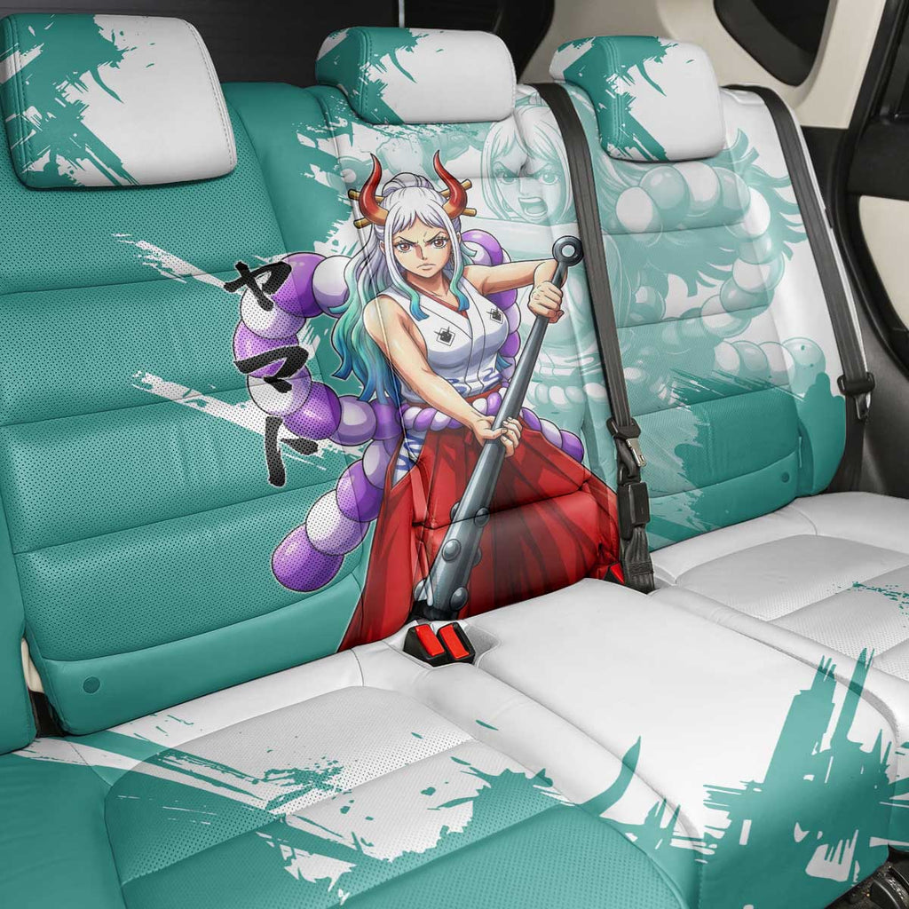 Yamato Oni Warrior One Piece Back Car Seat Cover Japanese Anime Manga Graphic
