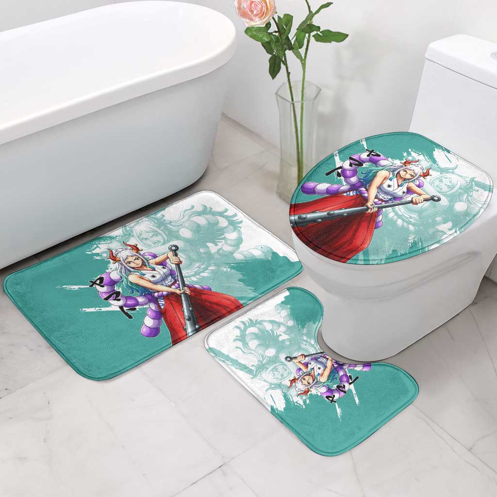 Yamato Oni Warrior One Piece Bathroom Set Japanese Anime Manga Graphic