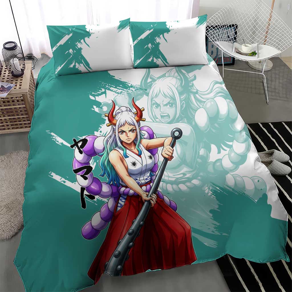 Yamato Oni Warrior One Piece Bedding Set Japanese Anime Manga Graphic