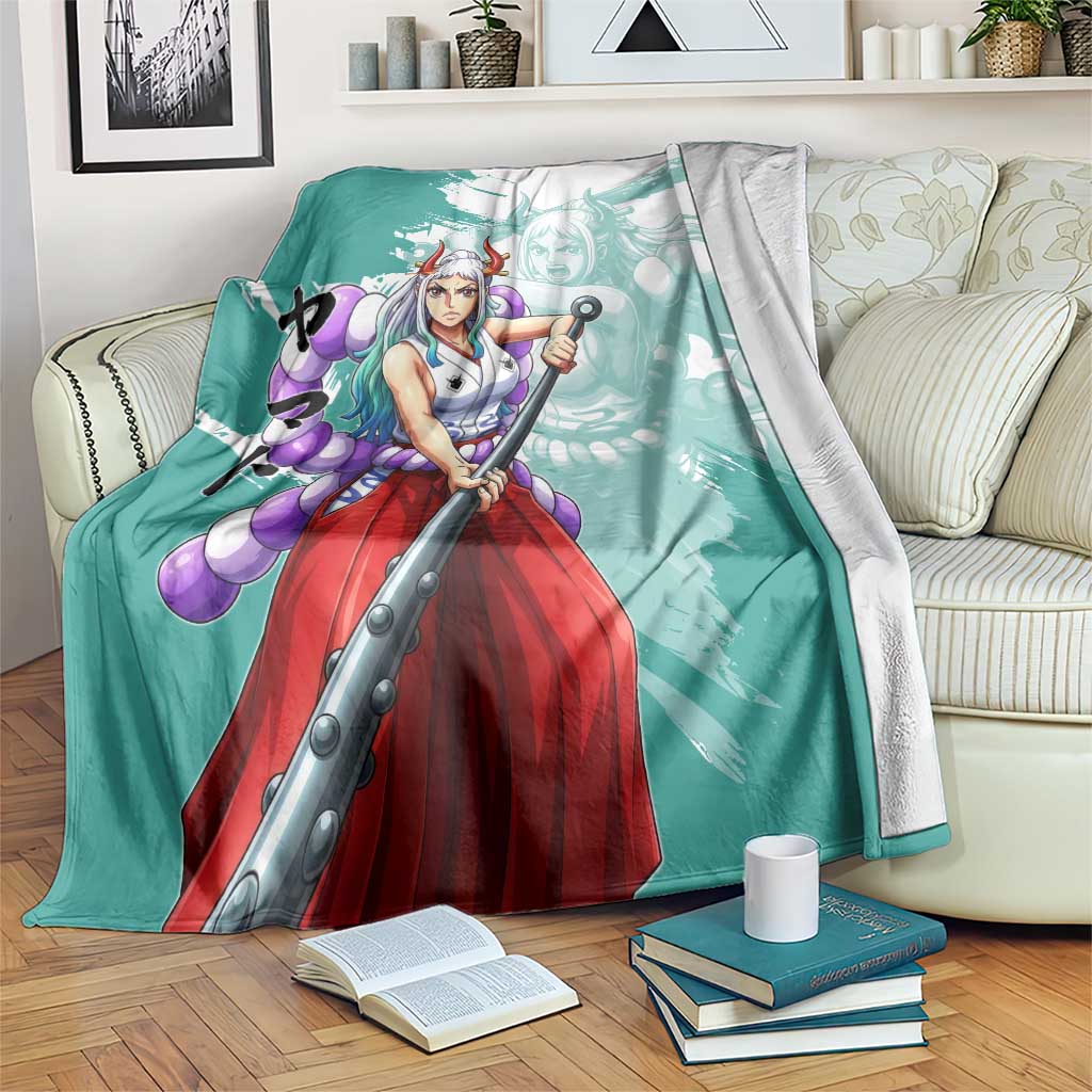 Yamato Oni Warrior One Piece Blanket Japanese Anime Manga Graphic