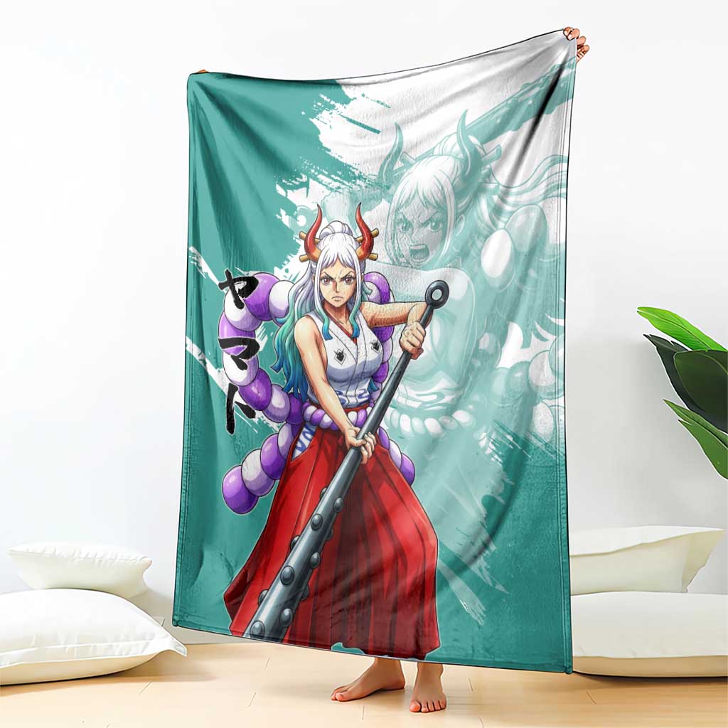 Yamato Oni Warrior One Piece Blanket Japanese Anime Manga Graphic