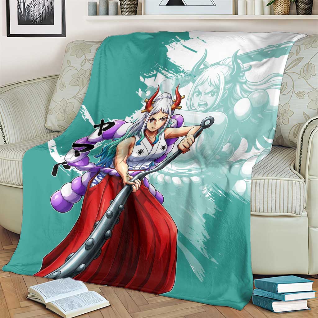 Yamato Oni Warrior One Piece Blanket Japanese Anime Manga Graphic