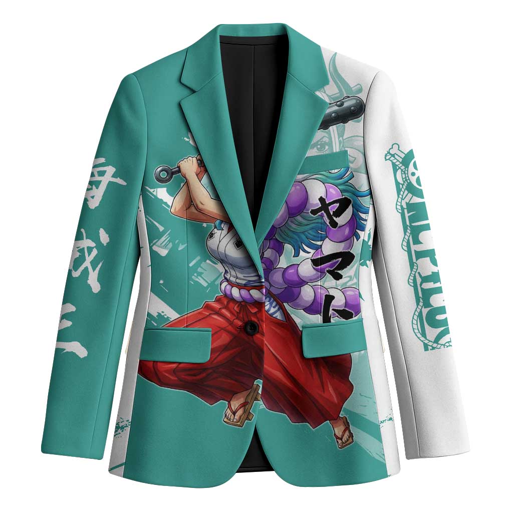 Yamato Oni Warrior One Piece Blazer Japanese Anime Manga Graphic