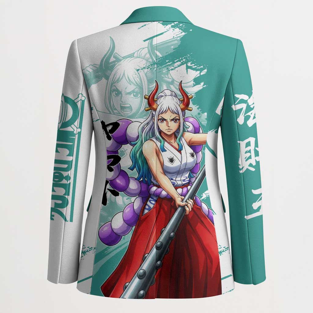 Yamato Oni Warrior One Piece Blazer Japanese Anime Manga Graphic
