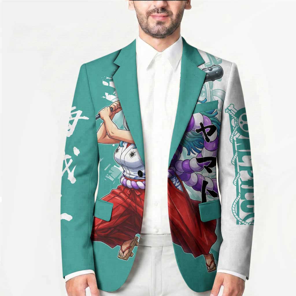 Yamato Oni Warrior One Piece Blazer Japanese Anime Manga Graphic