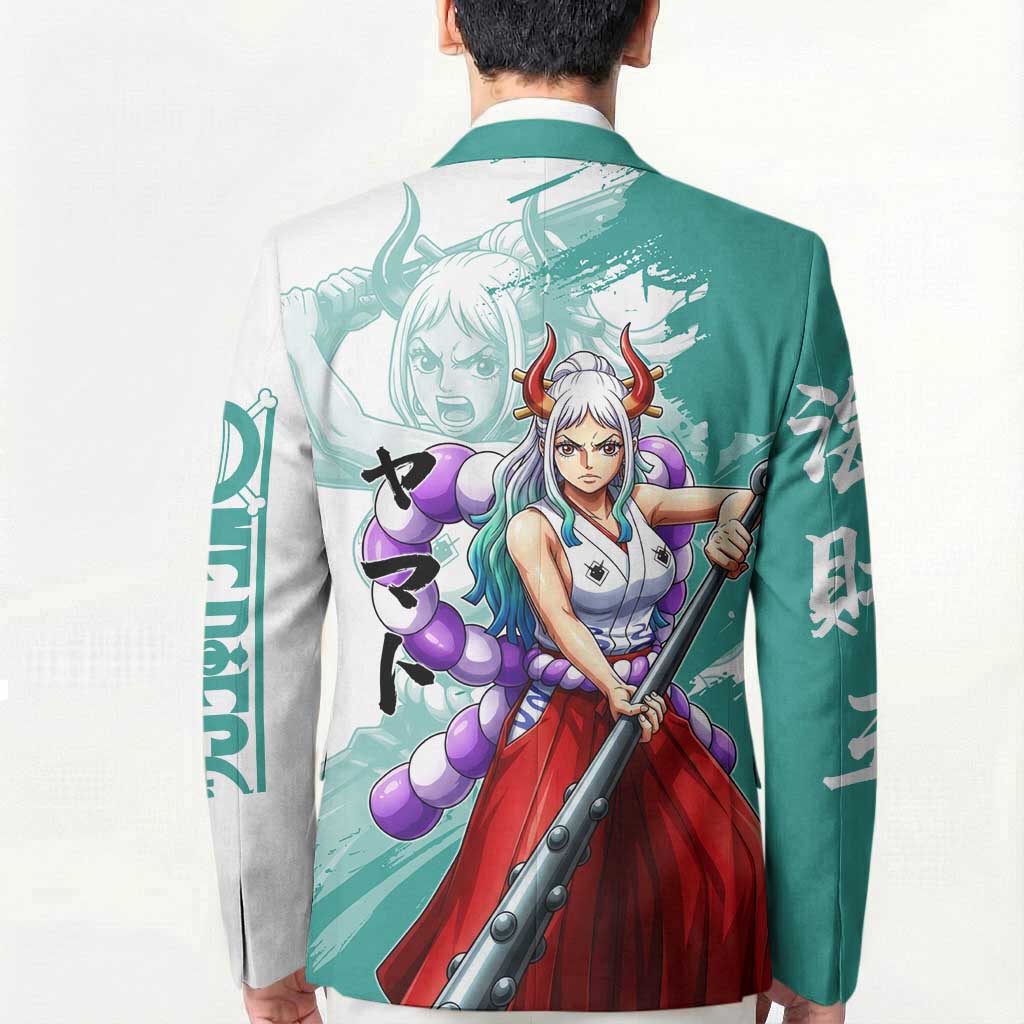 Yamato Oni Warrior One Piece Blazer Japanese Anime Manga Graphic