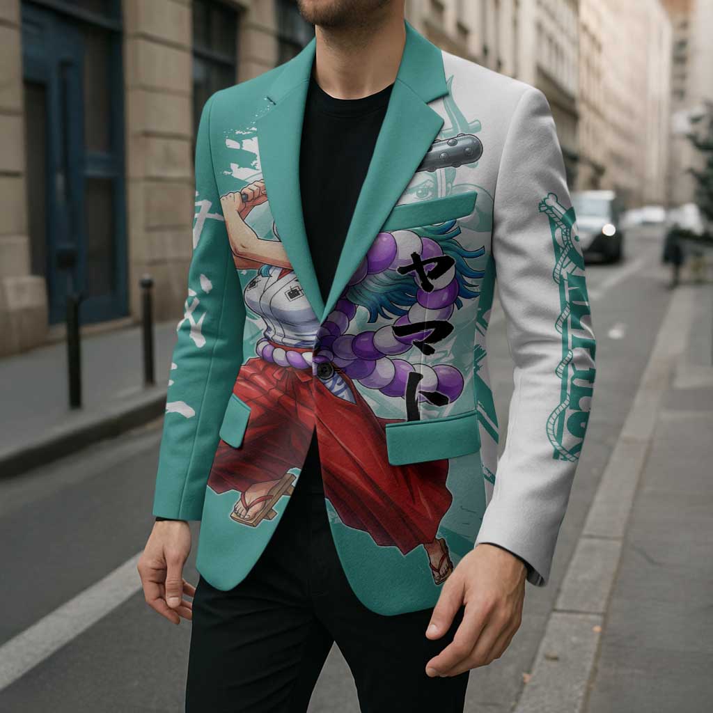 Yamato Oni Warrior One Piece Blazer Japanese Anime Manga Graphic