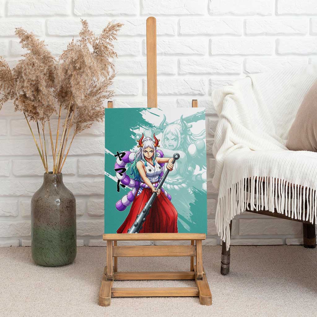 Yamato Oni Warrior One Piece Canvas Wall Art Japanese Anime Manga Graphic