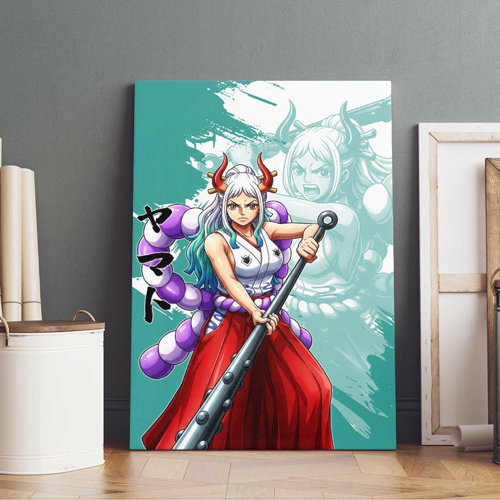 Yamato Oni Warrior One Piece Canvas Wall Art Japanese Anime Manga Graphic