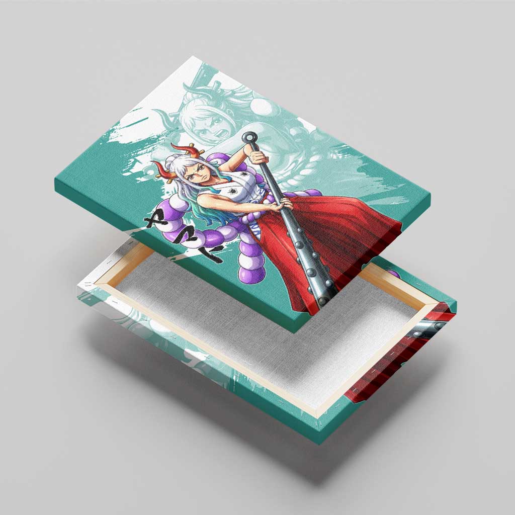 Yamato Oni Warrior One Piece Canvas Wall Art Japanese Anime Manga Graphic