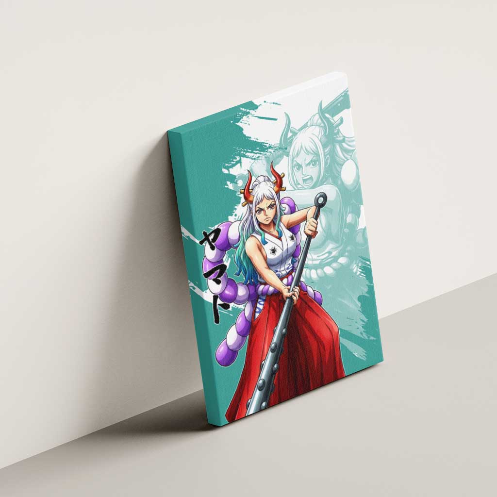 Yamato Oni Warrior One Piece Canvas Wall Art Japanese Anime Manga Graphic