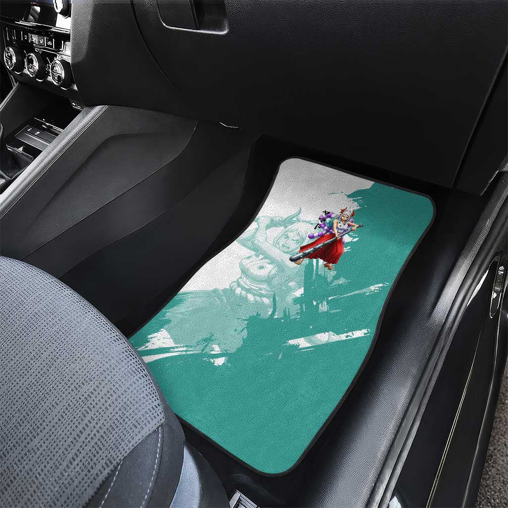 Yamato Oni Warrior One Piece Car Mats Japanese Anime Manga Graphic