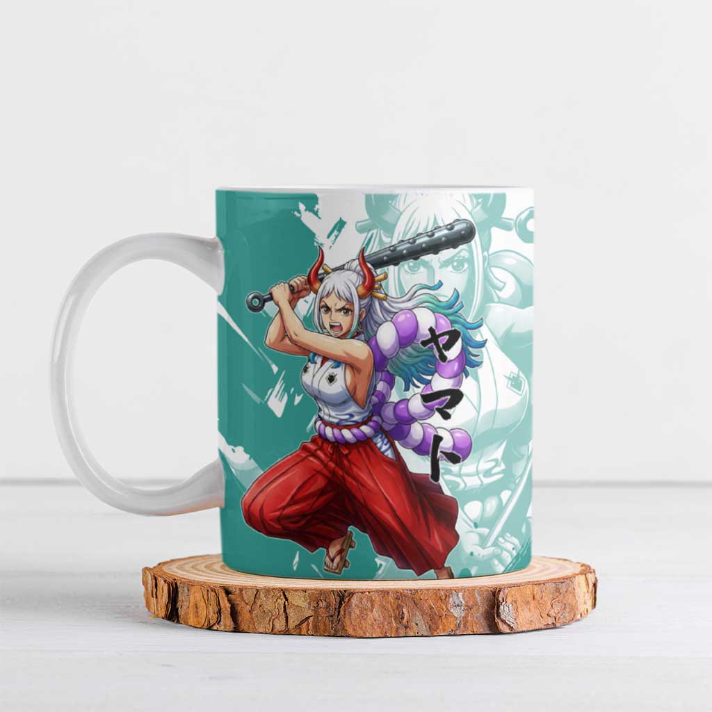 Yamato Oni Warrior One Piece Ceramic Mug Japanese Anime Manga Graphic
