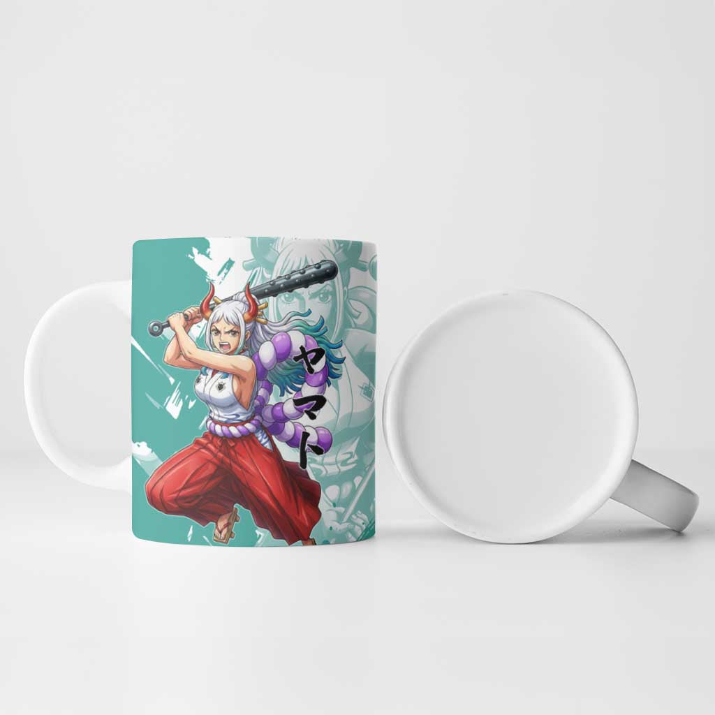 Yamato Oni Warrior One Piece Ceramic Mug Japanese Anime Manga Graphic