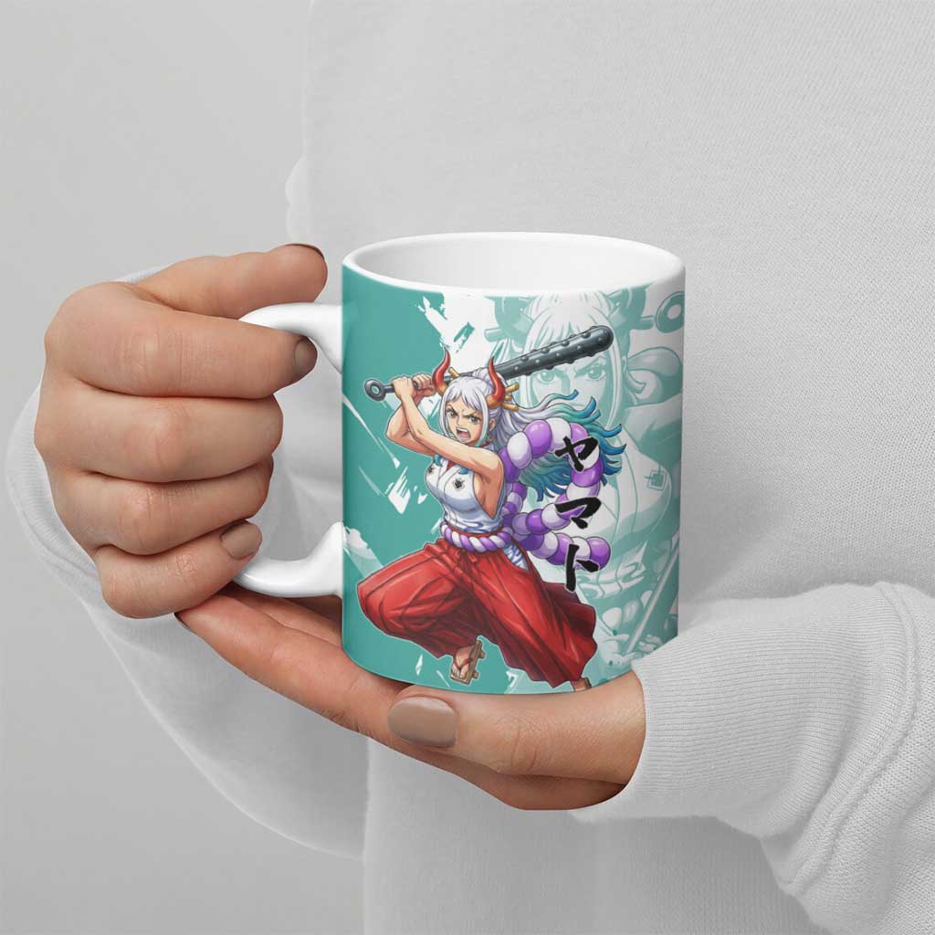 Yamato Oni Warrior One Piece Ceramic Mug Japanese Anime Manga Graphic
