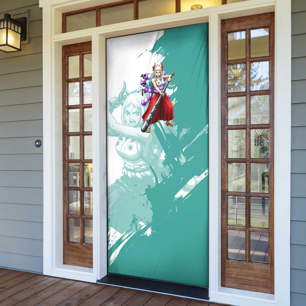 Yamato Oni Warrior One Piece Door Cover Japanese Anime Manga Graphic