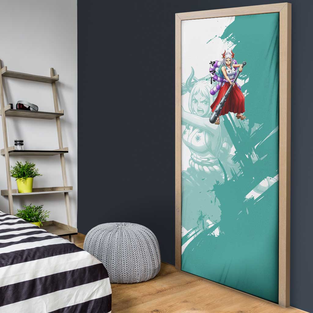 Yamato Oni Warrior One Piece Door Cover Japanese Anime Manga Graphic
