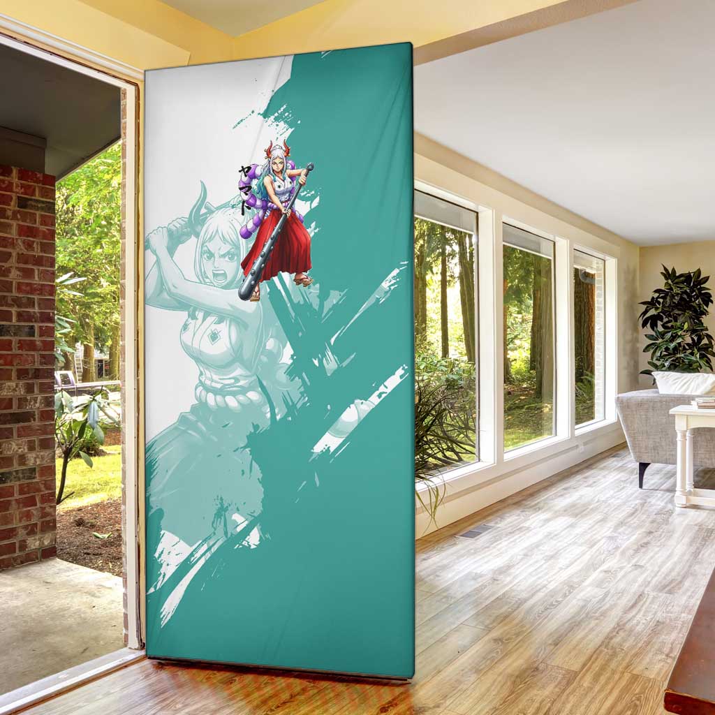Yamato Oni Warrior One Piece Door Cover Japanese Anime Manga Graphic