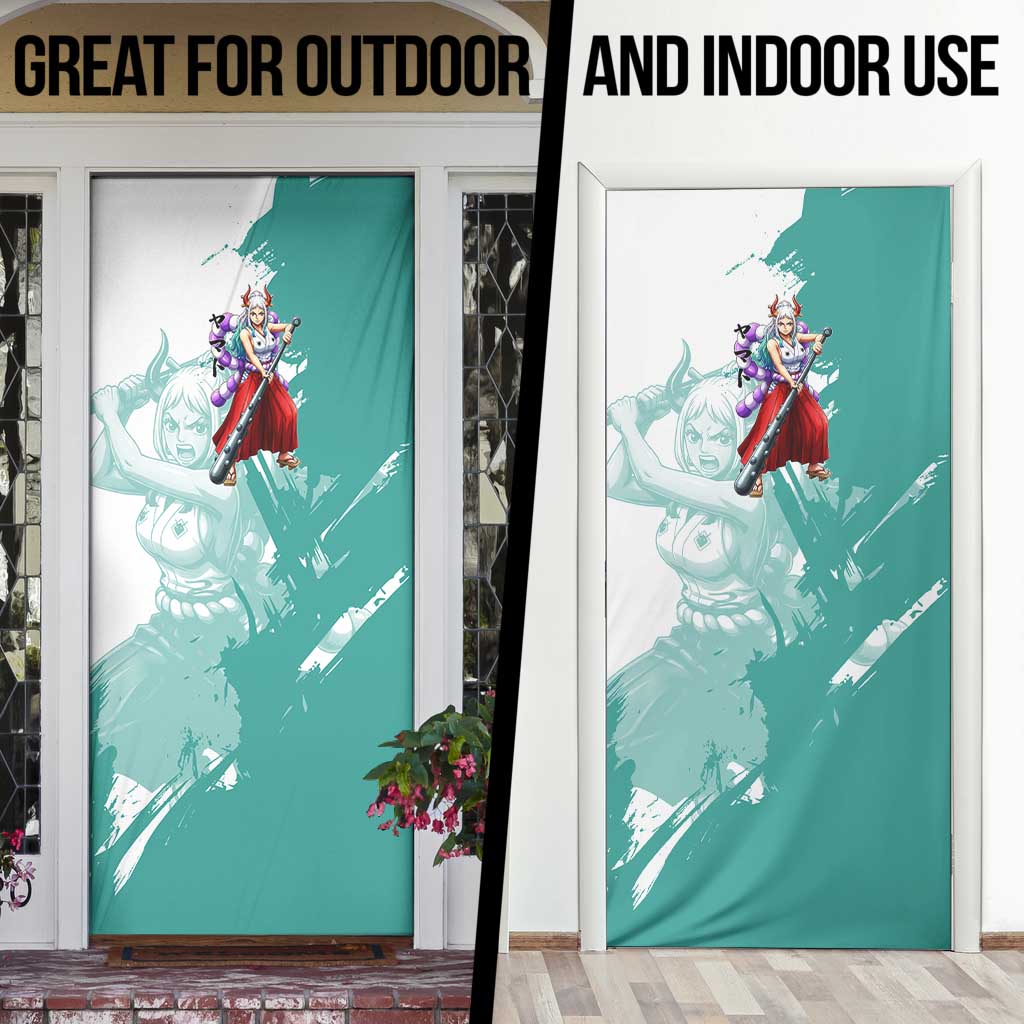 Yamato Oni Warrior One Piece Door Cover Japanese Anime Manga Graphic