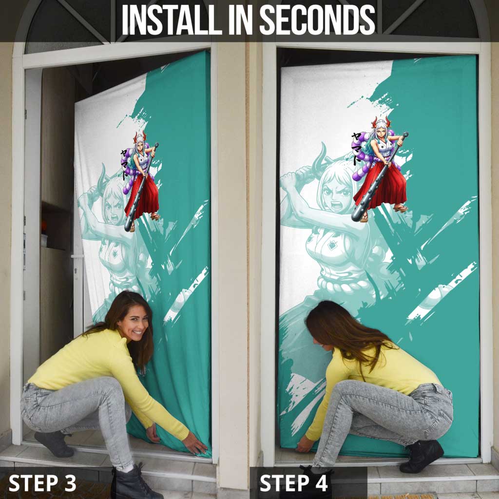 Yamato Oni Warrior One Piece Door Cover Japanese Anime Manga Graphic