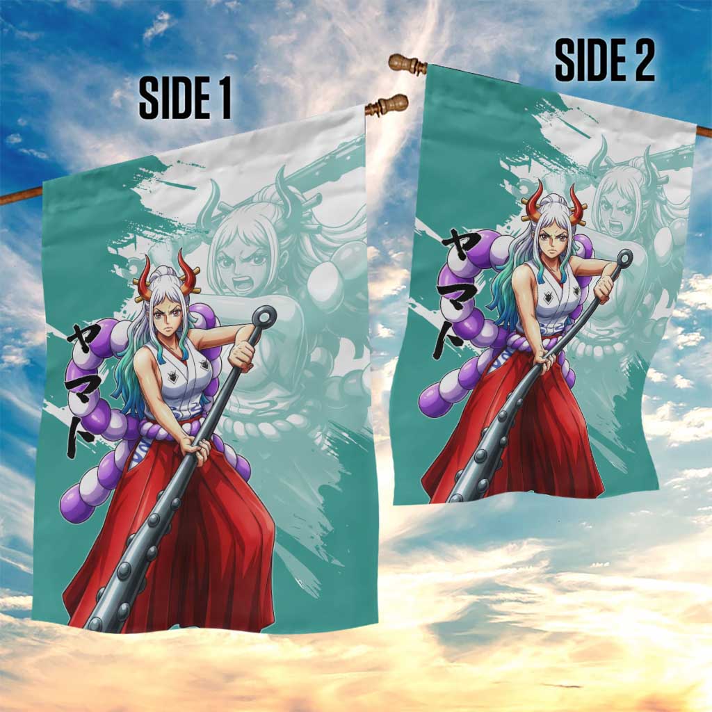 Yamato Oni Warrior One Piece Garden Flag Japanese Anime Manga Graphic