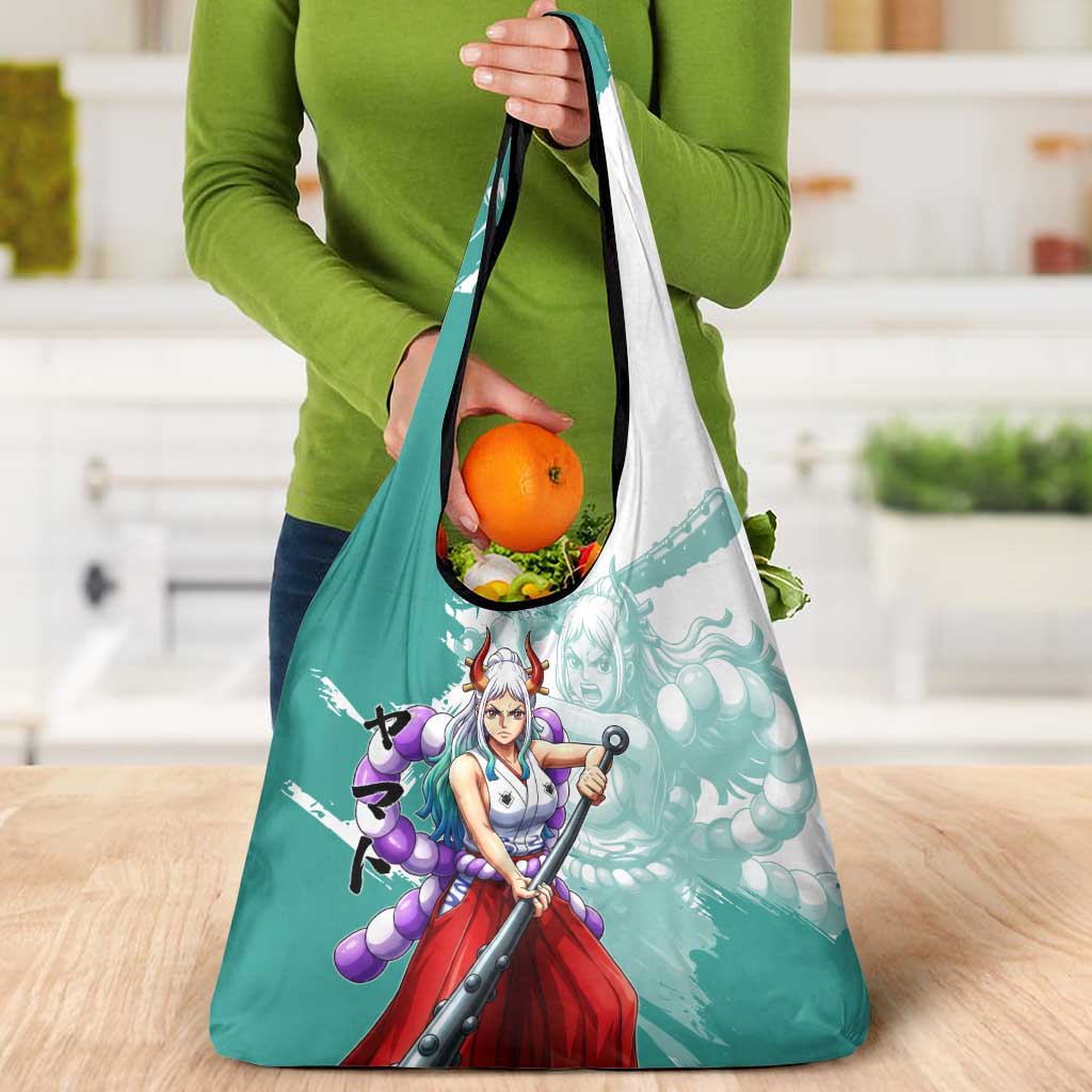 Yamato Oni Warrior One Piece Grocery Bag Japanese Anime Manga Graphic