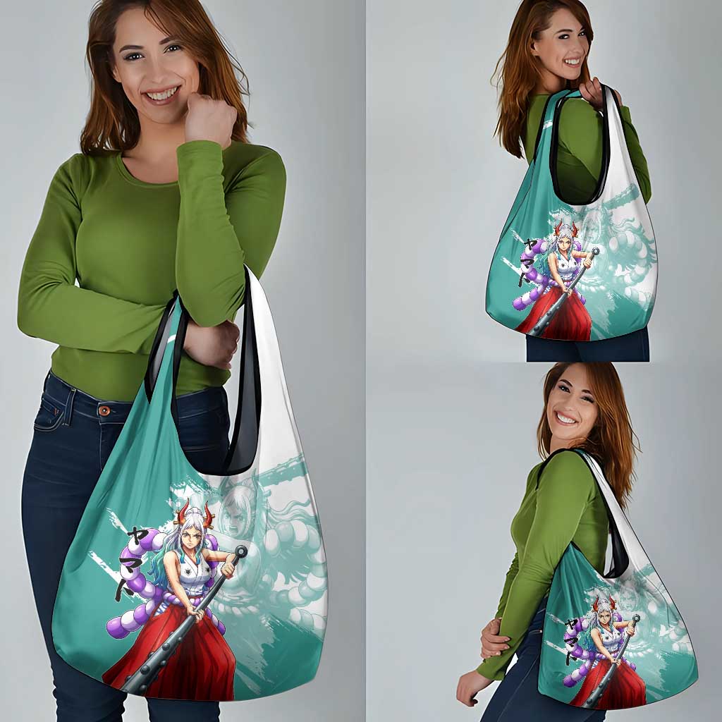 Yamato Oni Warrior One Piece Grocery Bag Japanese Anime Manga Graphic