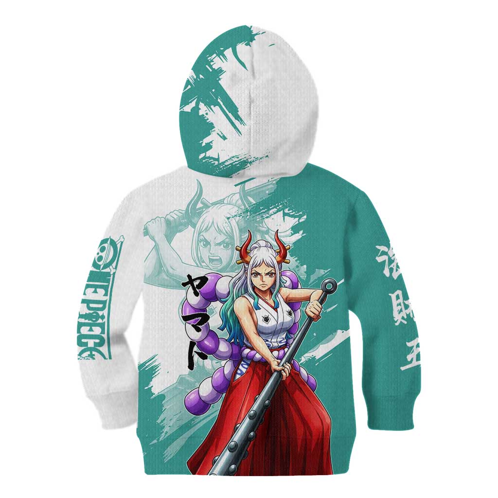 Yamato Oni Warrior One Piece Kid Hoodie Japanese Anime Manga Graphic