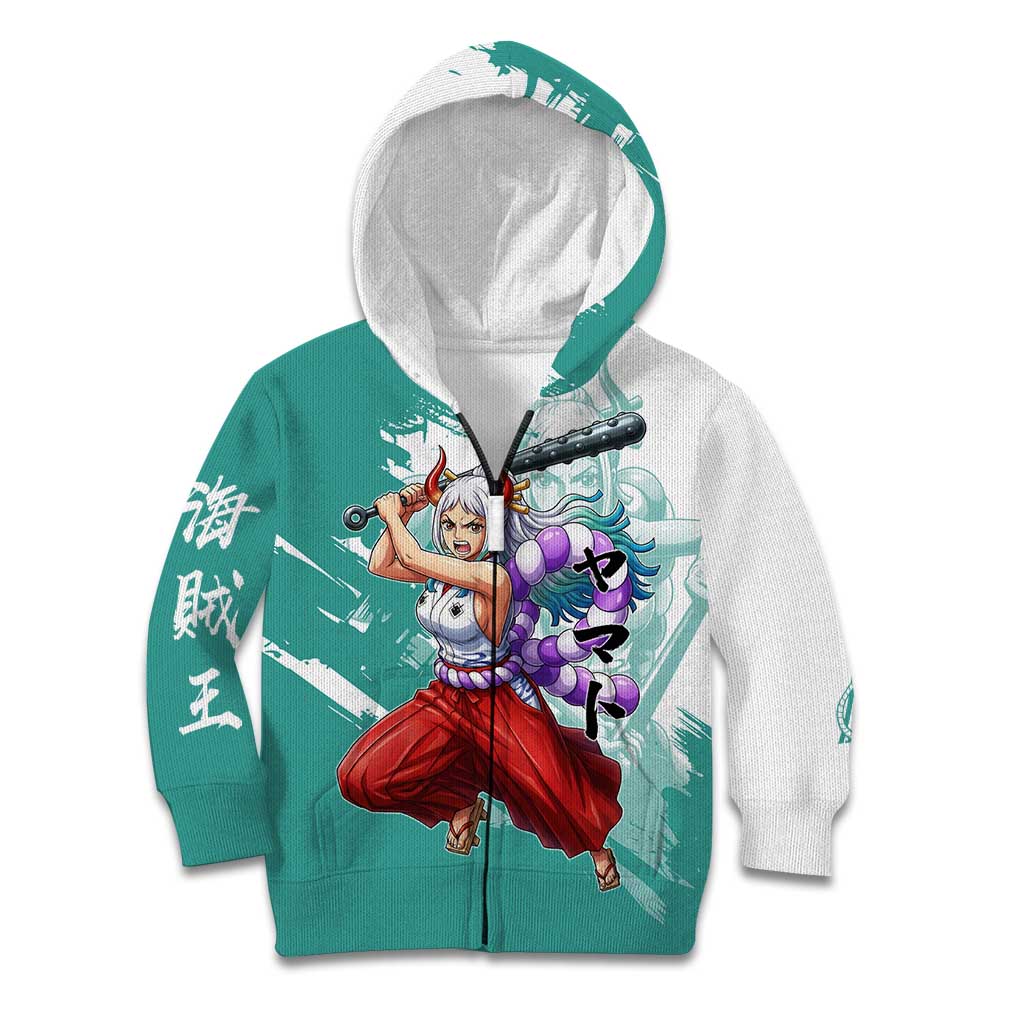 Yamato Oni Warrior One Piece Kid Hoodie Japanese Anime Manga Graphic