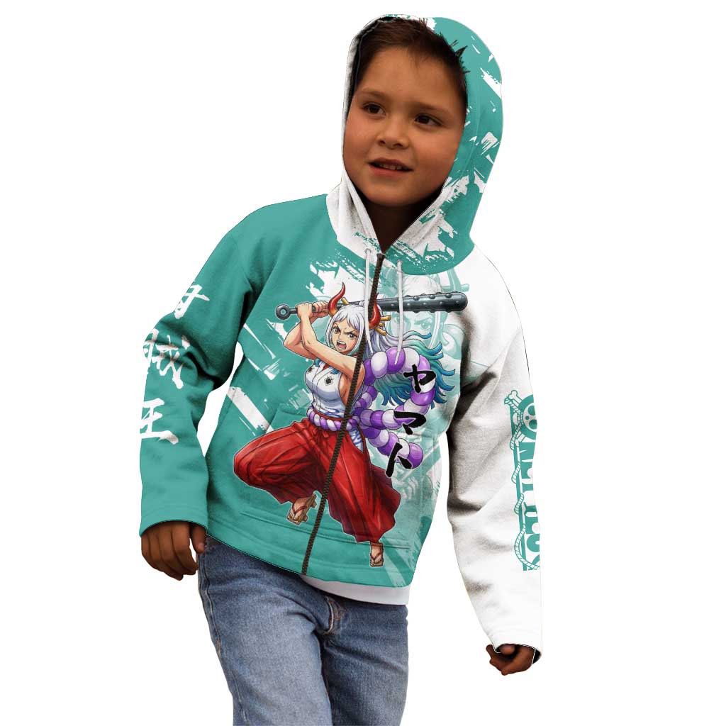 Yamato Oni Warrior One Piece Kid Hoodie Japanese Anime Manga Graphic