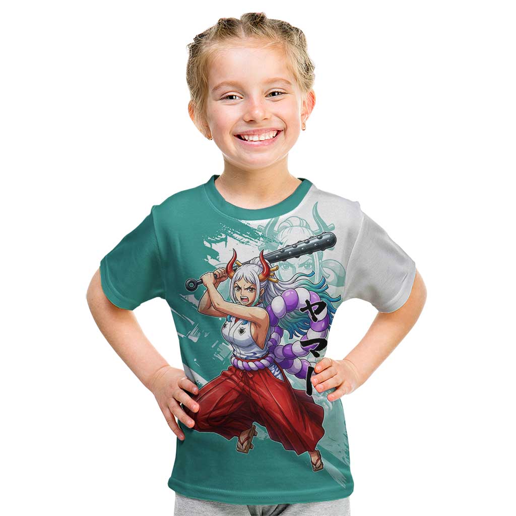 Yamato Oni Warrior One Piece Kid T Shirt Japanese Anime Manga Graphic