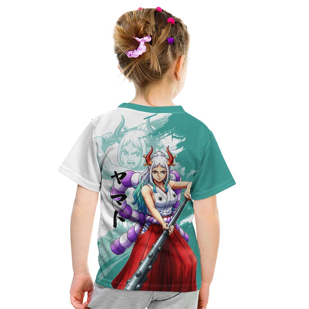 Yamato Oni Warrior One Piece Kid T Shirt Japanese Anime Manga Graphic